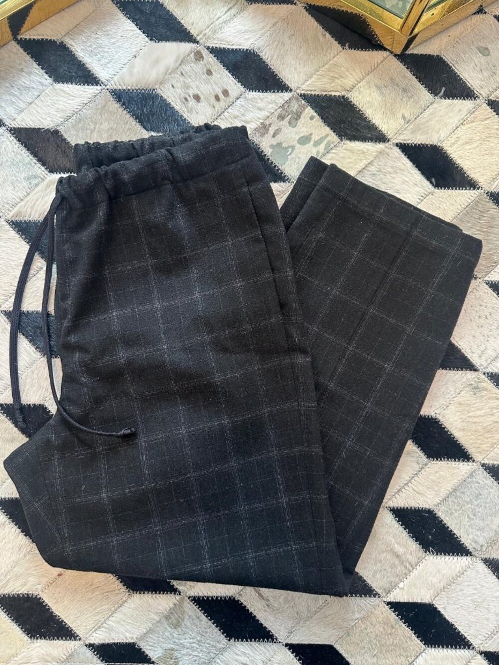 BABATON PLAID RELAXED FIT TROUSERS PL - Picture 4 of 4
